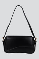 Bolsa baguette tapa asimétrica