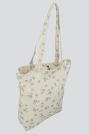 Bolsa tote canvas mini print flor
