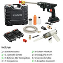 Super Kit Hogar y Auto: Hidrolavadora Portátil + Aspiradora 3 en 1 con Batería de Respaldo y Maletín