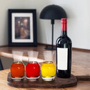Acshio Conjunto de 12 Decantadores de Vino de 6 oz – Porciones Individuales para Degustación, Champagne y Jugos