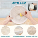 Aliggbent: Kit de 28 piezas para masa madre — cestas Banneton redonda y oval de 10'' + accesorios