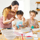 Aliggbent: Kit de 28 piezas para masa madre — cestas Banneton redonda y oval de 10'' + accesorios