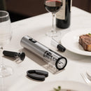 BABONIR Sacacorchos Eléctrico 6 en 1 – Abre, Airea y Conserva Vino (Set Regalo)