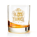 BBGreek Omega Psi Phi Accesorios oficiales - Juego de 2 Vasos 11oz - Hijos de la Sangre y el Trueno | Bad Bananas