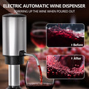 BGFOX 4 en 1 Abre Vino Eléctrico con Aerador, Tapón y Cortador de Foil