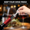 BGFOX 4 en 1 Abre Vino Eléctrico con Aerador, Tapón y Cortador de Foil