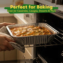 Boxential Bandejas Descartables de Aluminio 9x13 (40 U) – Apto Horno y Congelador