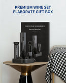 CIRCLE JOY Sacacorchos Eléctrico 7-en-1 – Set Premium de Vino con Carga Rápida