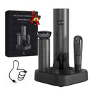 CIRCLE JOY Sacacorchos Eléctrico 7-en-1 – Set Premium de Vino con Carga Rápida