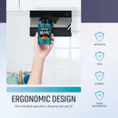 ELITRA HOME 3 en 1: Abrelatas eléctrico bajo mueble, afilador y abrebotellas