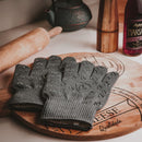 Guantes Grill Armor para Horno con Dedos - Resistencia 932°F EN407, Antideslizantes y Forro de Algodón