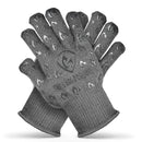 Guantes Grill Armor para Horno con Dedos - Resistencia 932°F EN407, Antideslizantes y Forro de Algodón