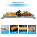 KINLYBO Dos Pares de Bandejas para Horno Freidora de Aire, Acero Inoxidable, Compatibles Ninja DT201 y DT251