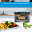 KINLYBO Dos Pares de Bandejas para Horno Freidora de Aire, Acero Inoxidable, Compatibles Ninja DT201 y DT251