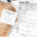 New England Stories Dispensadores de Cocina | Juego 4 Piezas: Aceite, Vinagre y Salsa de Soja - Plateado