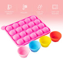 Nice Kitchen Kit para Paletas de Pastel: Moldes de Silicona en 2 Piezas y Soporte de Tres Niveles
