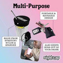Nightcap Llavero: accesorio reutilizable para prevenir adulteración de bebidas (4 uds)