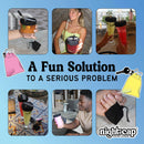Nightcap Llavero: accesorio reutilizable para prevenir adulteración de bebidas (4 uds)