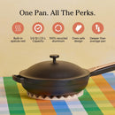 Our Place Always Pan 2.0 – Sartén cerámica 10 en 1 sin PFAS (Inducción y Horno 450°F) – Char