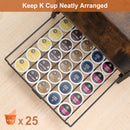 RUILALIFE Organizador de Barra de Café de 3 Niveles para Tazas y Cápsulas K-Cup