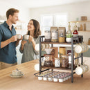 RUILALIFE Organizador de Barra de Café de 3 Niveles para Tazas y Cápsulas K-Cup