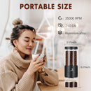 SANMAS Molinillo Eléctrico con Burr de Acero Inoxidable – 80 Ajustes, Carga USB, Para Espresso y Más