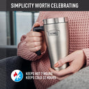 THERMOS Línea ICON Glaciar – Taza de acero inoxidable 16 oz