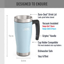 THERMOS Línea ICON Glaciar – Taza de acero inoxidable 16 oz