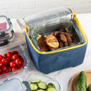 UMEIED Contenedores de Vidrio para Preparación de Comidas – Pack de 10 con tapas, aptos para microondas, horno, congelador y lavavajillas